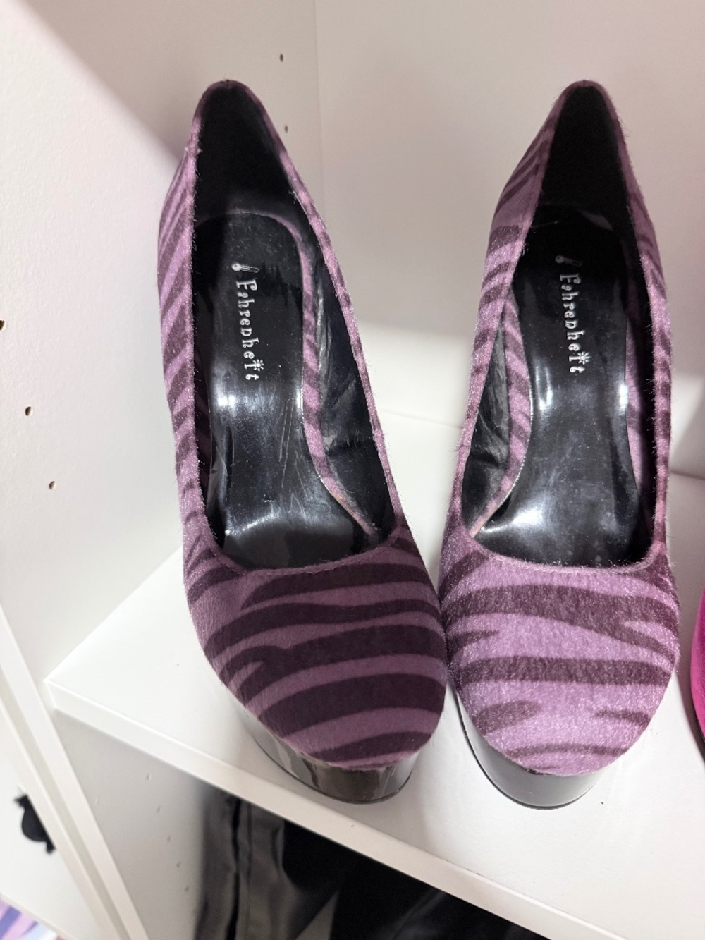 Purple High heels